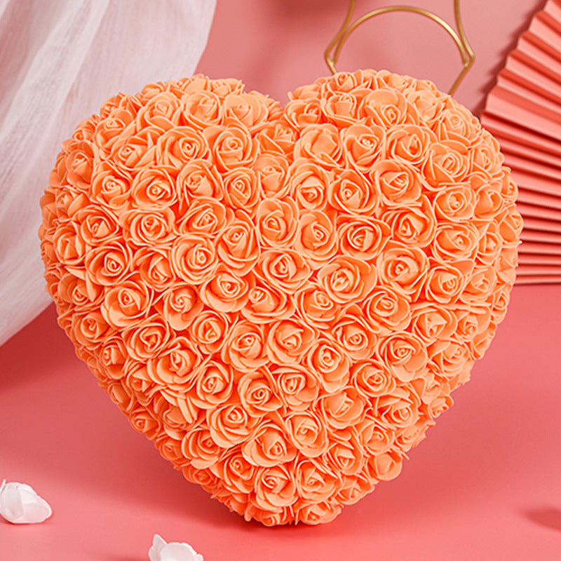 Eternal Peach Foam Flower Christmas Gift