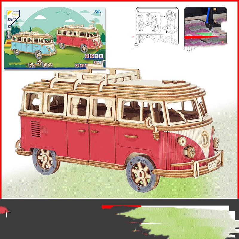 Famous Handmade DIY Wooden Three-dimensional Puzzle
