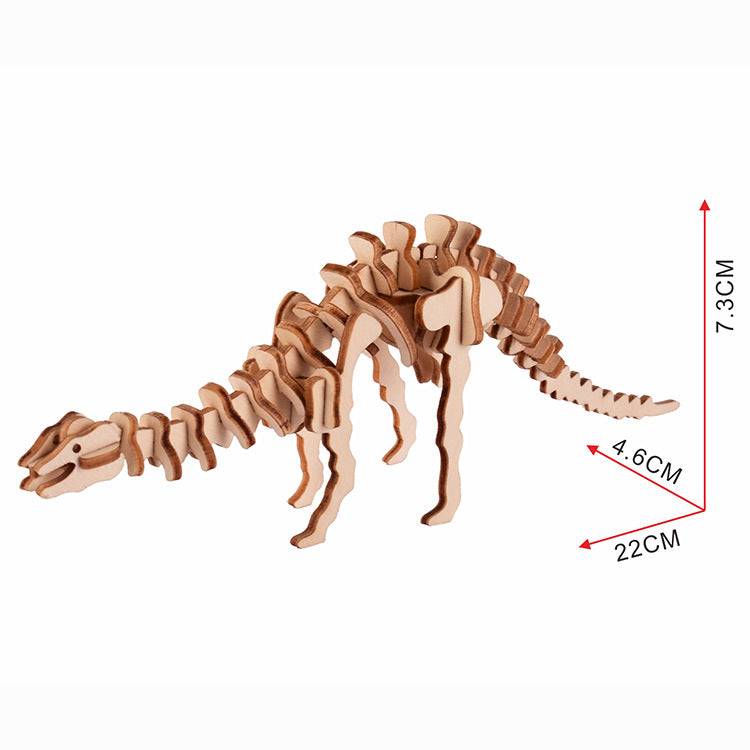Wooden Puzzle Stereo Puzzle DIY Handmade Children