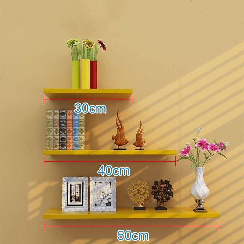 Traceless wall hanging shelf background wall shelf