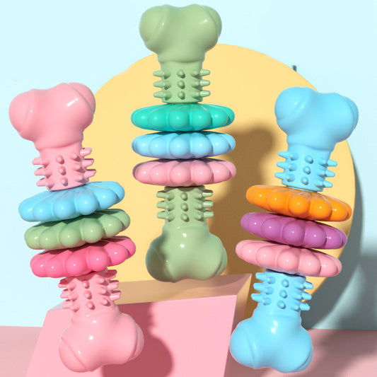Dog Bone Type Chewing Bite Resistant Teething Toys Pet Products