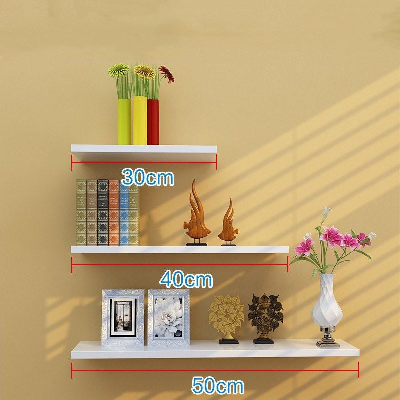 Traceless wall hanging shelf background wall shelf