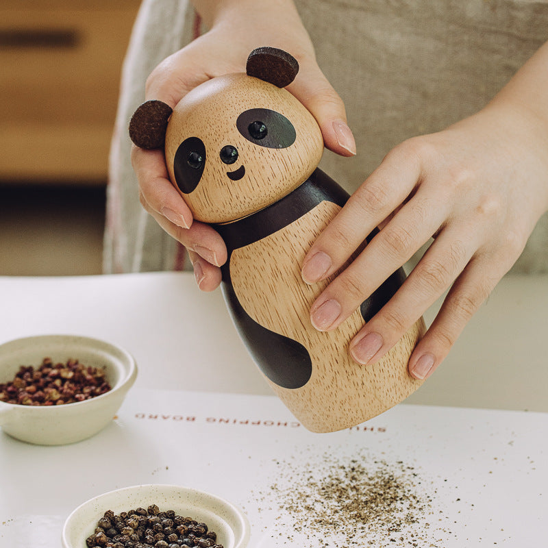 Kitchen Household Wooden Grinding Bottle